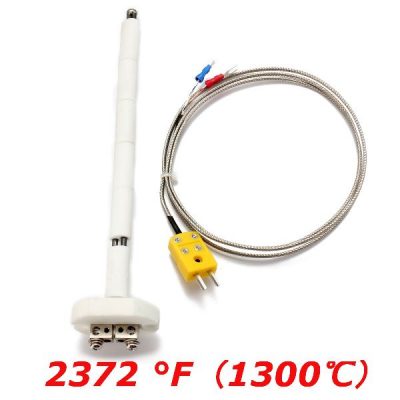 110 Forge Furnace Thermometer and High Temperature Ceramic Probe 1300C Forge / Furnace Thermometer and High Temperature Ceramic Probe 1300°C