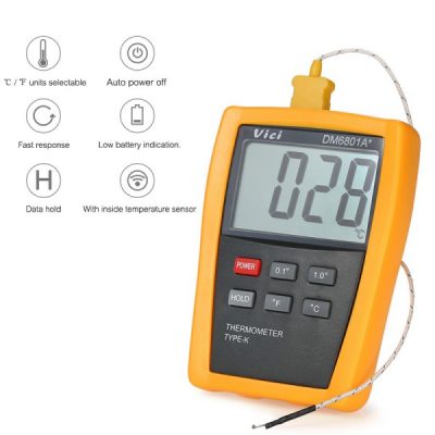 30 Forge Furnace Thermometer and High Temperature Ceramic Probe 1300C Forge / Furnace Thermometer and High Temperature Ceramic Probe 1300°C