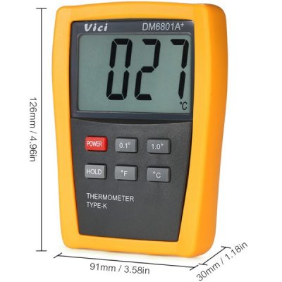 80 Forge Furnace Thermometer and High Temperature Ceramic Probe 1300C Forge / Furnace Thermometer and High Temperature Ceramic Probe 1300°C
