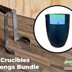 A4 Crucibles and Tongs Bundle A4 Crucibles (2 Pack) and Tongs Bundle
